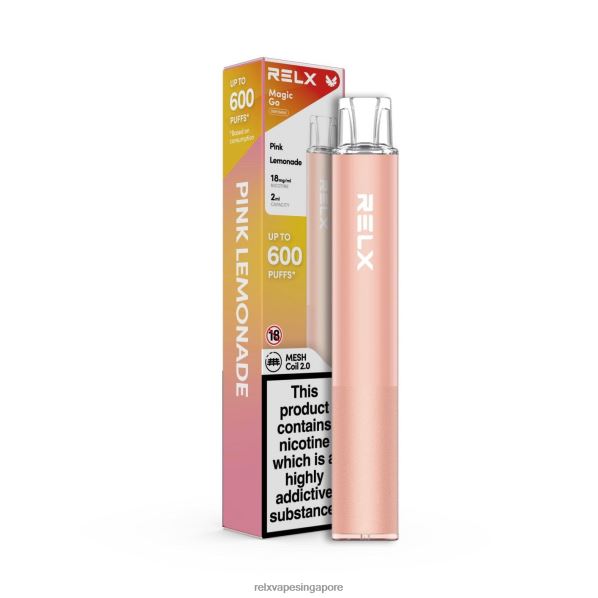 RELX MagicGo GA600 Pink Lemonade 2PHL244 - Relx Vape Brunei