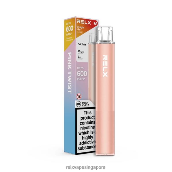 RELX MagicGo GA600 Pink Twist 2PHL249 - Relx Pods Sale