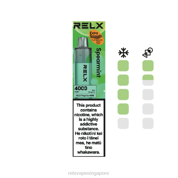 Relx Sg B6X6D3 RELX MagicGo 4000 Disposable Vape Spearmint