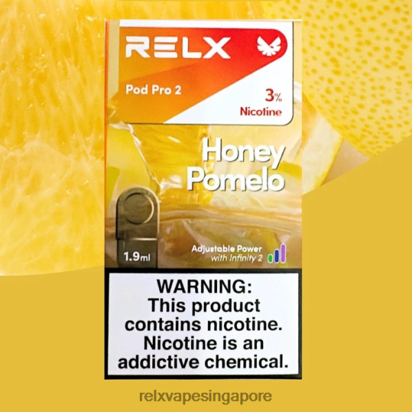 RELX Pod Pro 2 - 3 Pods Honey Pomelo 2PHL2120 - Relx Wholesale