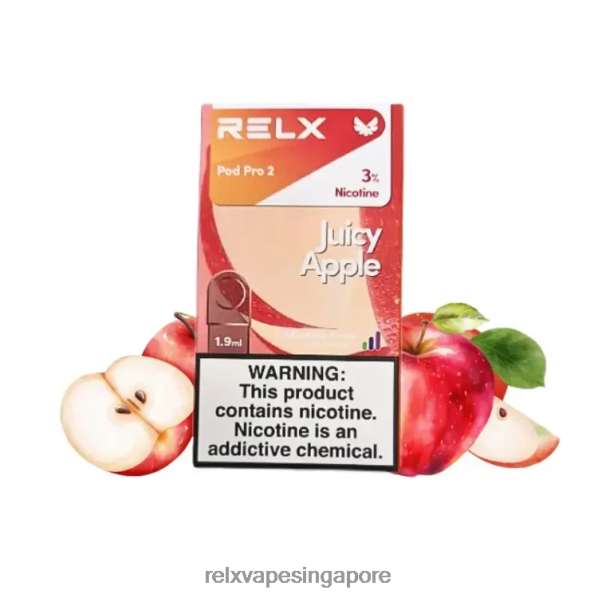 RELX Pod Pro 2 - 3 Pods Juicy Apple 2PHL295 - Relx Vape Flavour