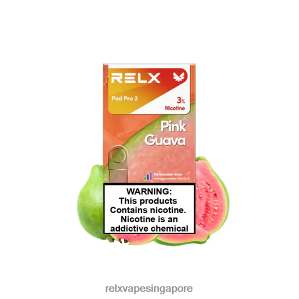 RELX Pod Pro 2 - 3 Pods Pink Guava 2PHL2106 - Relx Vape Pod