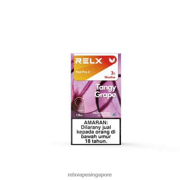 RELX Pod Pro 2 - 3 Pods Tangy Grape 2PHL2107 - Relx Vape Review