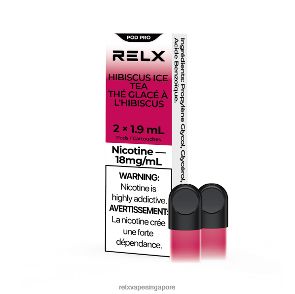 RELX Pod Pro - 2 Pods Hibiscus Ice Tea 2PHL215 - Relx Vape Pod