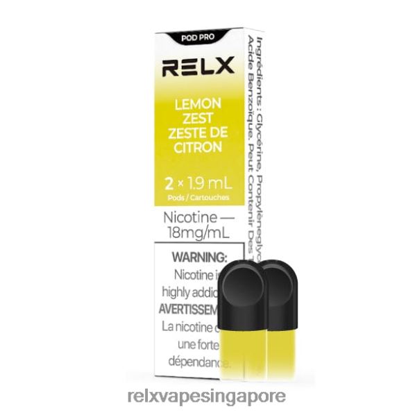 RELX Pod Pro - 2 Pods Lemon Zest 2PHL219 - Relx Wholesale